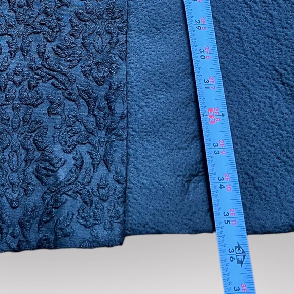 Tibi Size 8 Black Virgin Wool Worth Embroidered V-Neck Fit & Flare Mini Dress - Picture 6 of 13